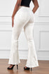 Distressed Bell Bottom Denim Pants